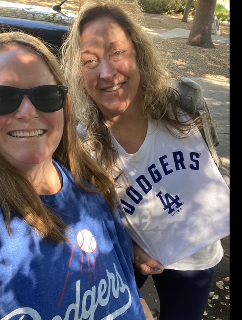 Hillary and Laura Dodgers