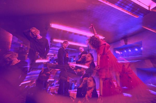 ARCADE FIRE photo credit DANNY CLINCH L1039271 pinknblue2